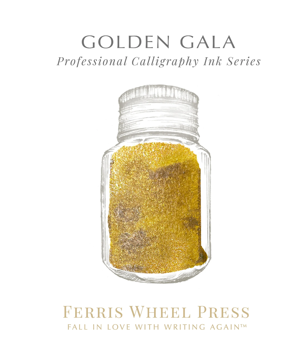 Ferris Wheel Press Calligraphy Ink - Golden Gala - The Ink Shoppe Philippines