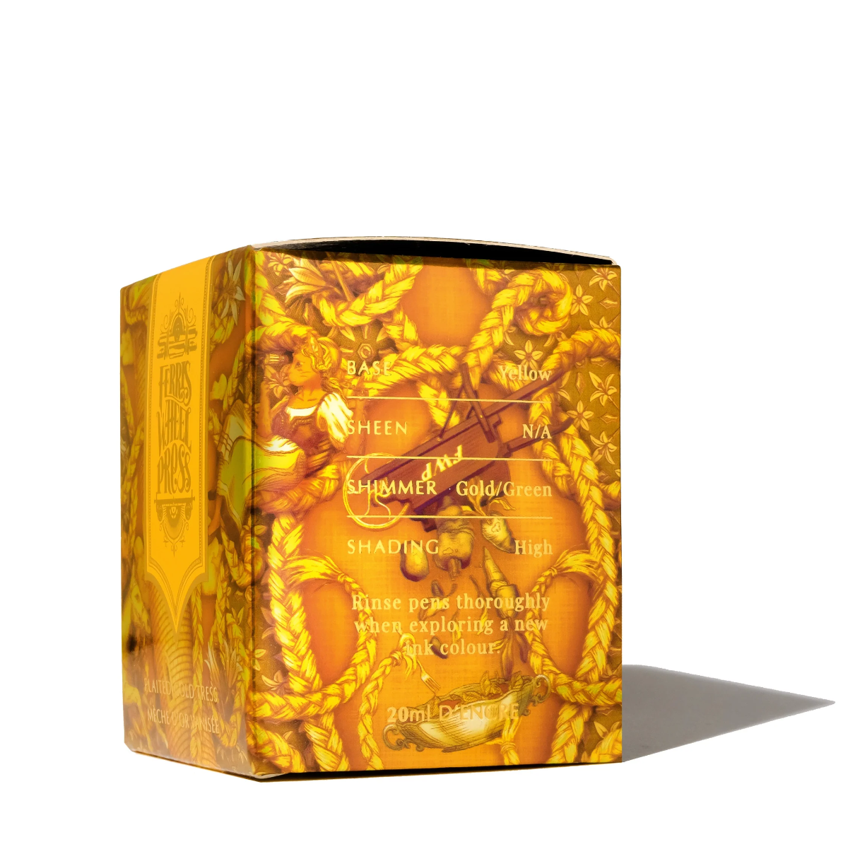 Ferris Wheel Press FerriTales Fountain Pen Ink - Plaited Gold Tress - The Ink Shoppe Philippines