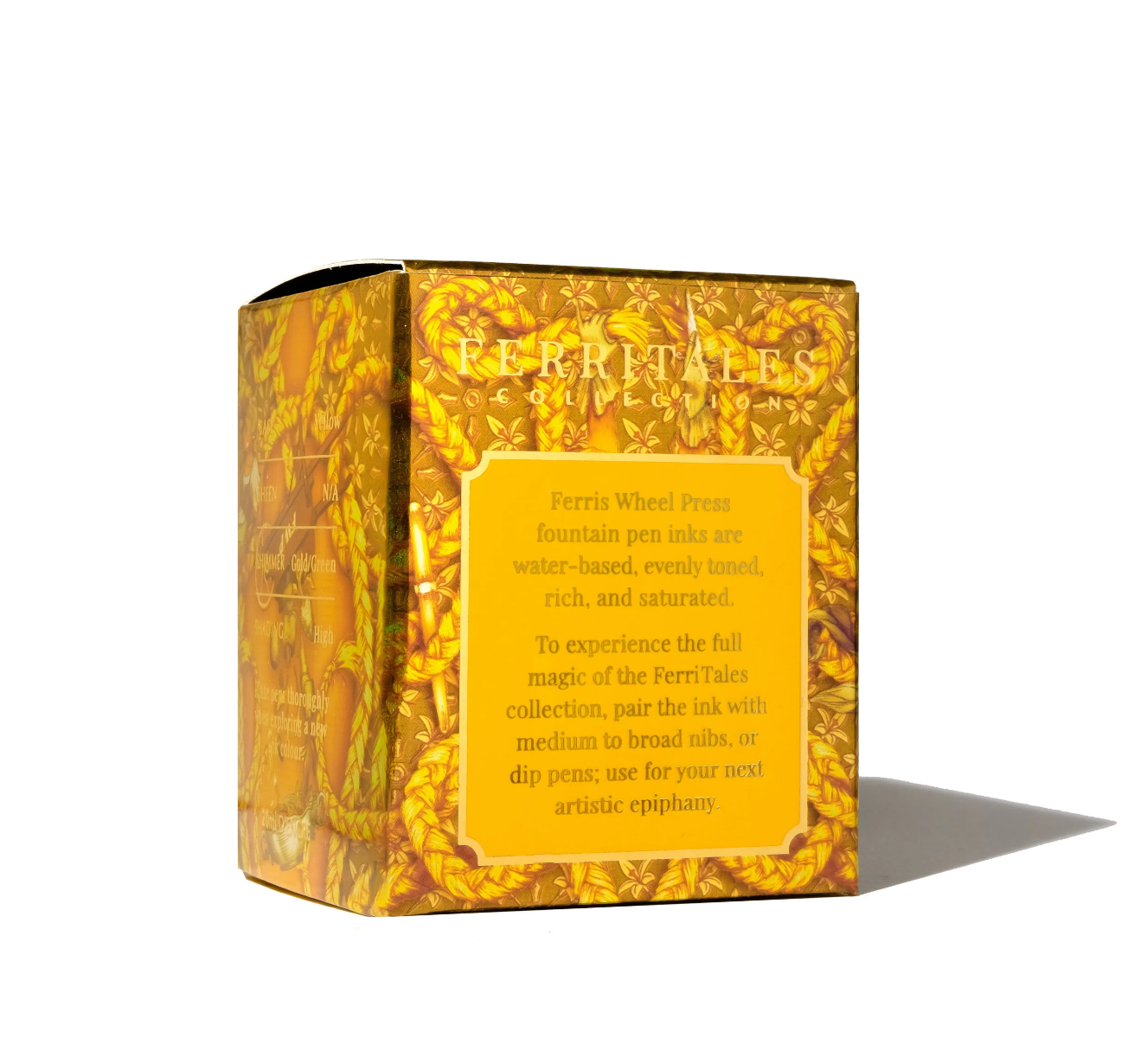 Ferris Wheel Press FerriTales Fountain Pen Ink - Plaited Gold Tress - The Ink Shoppe Philippines