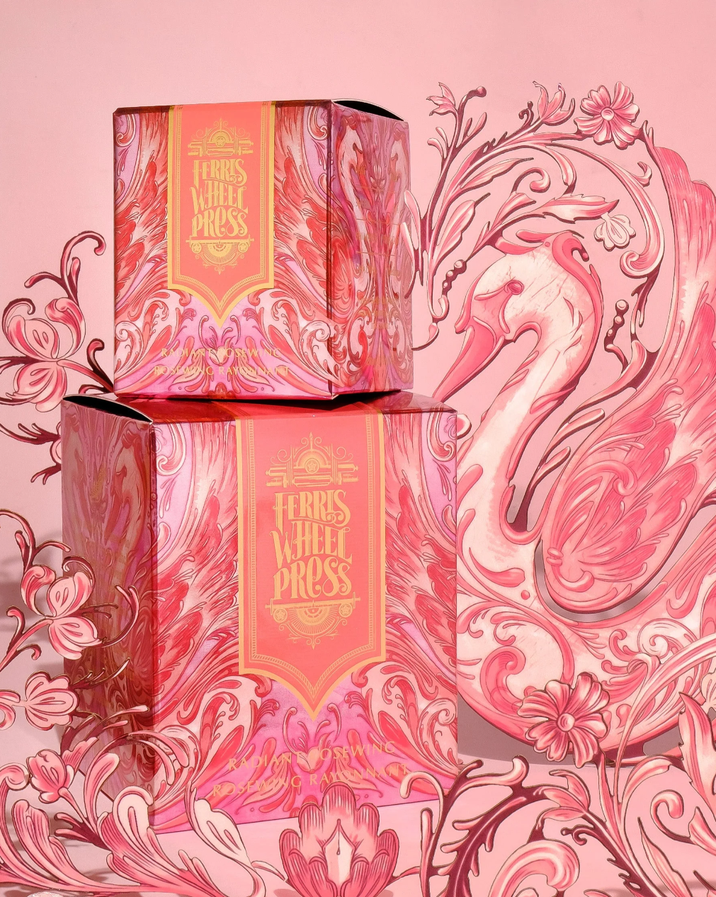 Ferris Wheel Press FerriTales Fountain Pen Ink - Radiant Rosewing - The Ink Shoppe Philippines