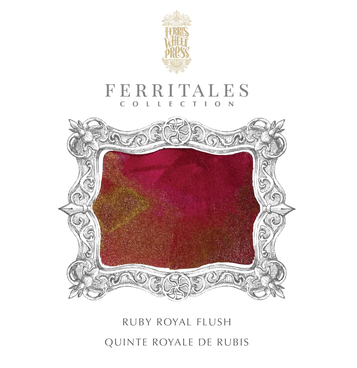 Ferris Wheel Press FerriTales Fountain Pen Ink - Ruby Royal Flush - The Ink Shoppe Philippines