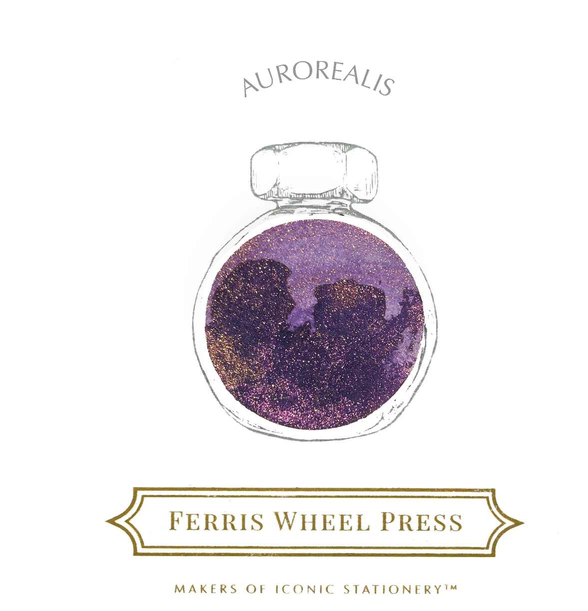 Ferris Wheel Press Fountain Pen Ink - Aurorealis (2024 Limited Edition) - The Ink Shoppe Philippines