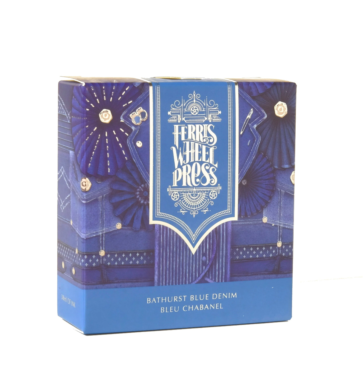 Ferris Wheel Press Fountain Pen Ink - Bathurst Blue Denim - The Ink Shoppe Philippines