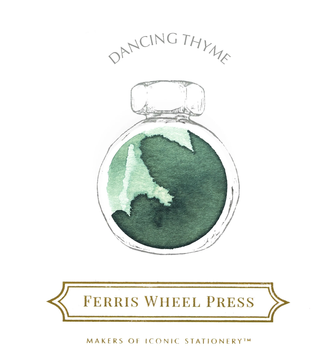 Ferris Wheel Press Fountain Pen Ink - Dancing Thyme - The Ink Shoppe Philippines