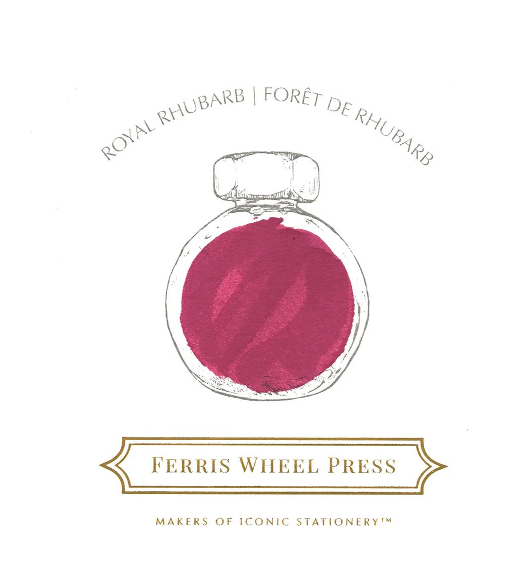 Ferris Wheel Press Fountain Pen Ink - Royal Rhubarb - The Ink Shoppe Philippines