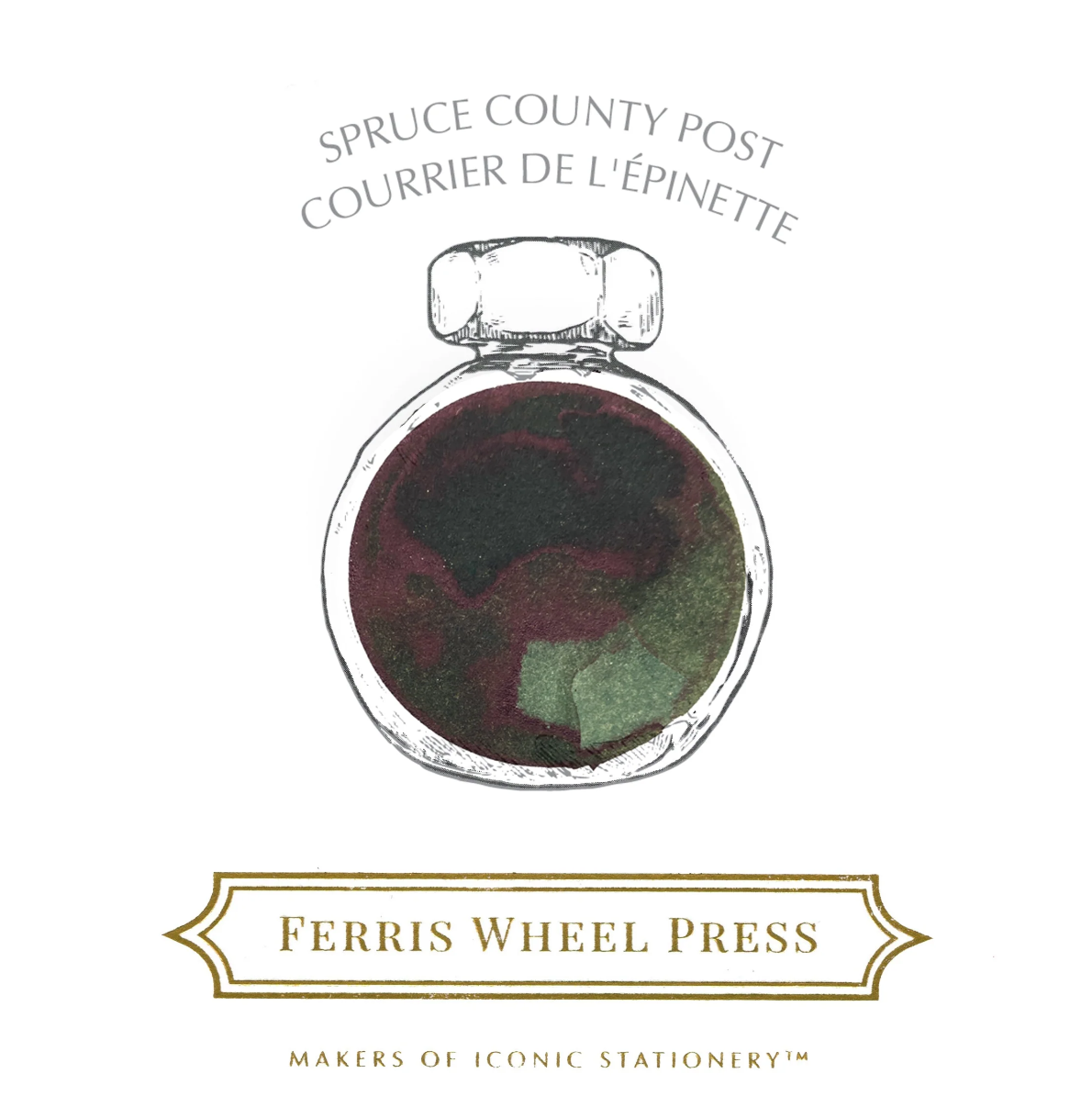 Ferris Wheel Press Fountain Pen Ink - Spruce County Post - The Ink Shoppe Philippines