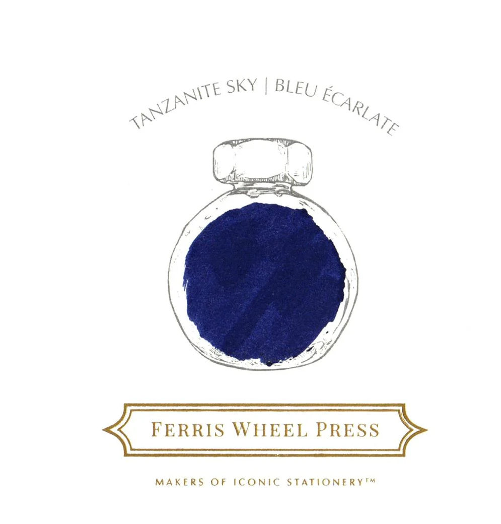 Ferris Wheel Press Fountain Pen Ink - Tanzanite Sky - The Ink Shoppe Philippines