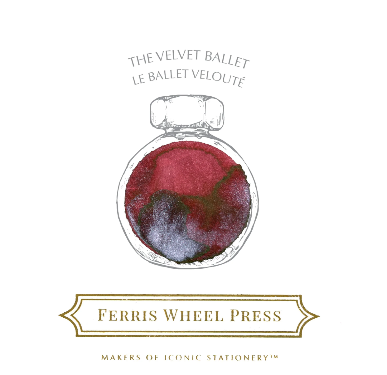 Ferris Wheel Press Fountain Pen Ink - The Velvet Ballet - The Ink Shoppe Philippines