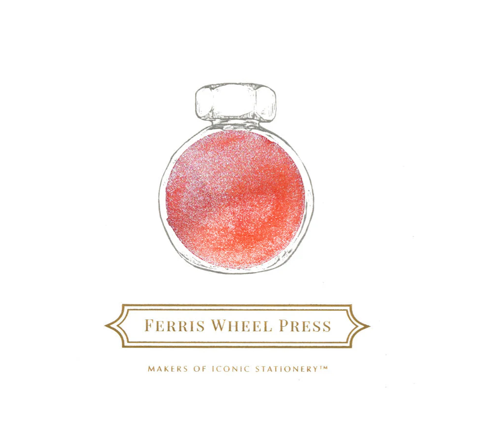 Ferris Wheel Press Fountain Pen Ink - Wonderland in Coral - The Ink Shoppe Philippines