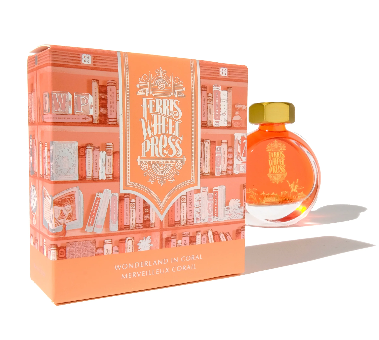 Ferris Wheel Press Fountain Pen Ink - Wonderland in Coral - The Ink Shoppe Philippines