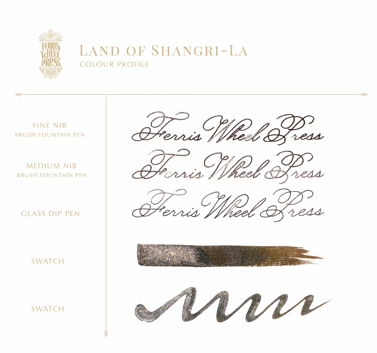 Ferris Wheel Press x Shangri-la Hotels Fountain Pen Ink - Land of Shangri-la - The Ink Shoppe Philippines