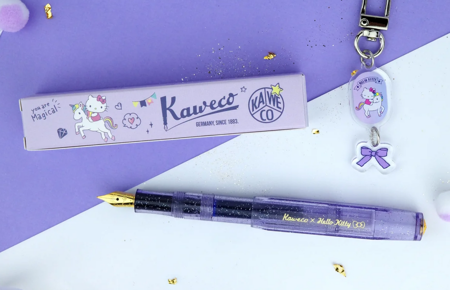 Kaweco x Hello Kitty Classic Sport Limited Edition Fountain Pen - Stardust Violet