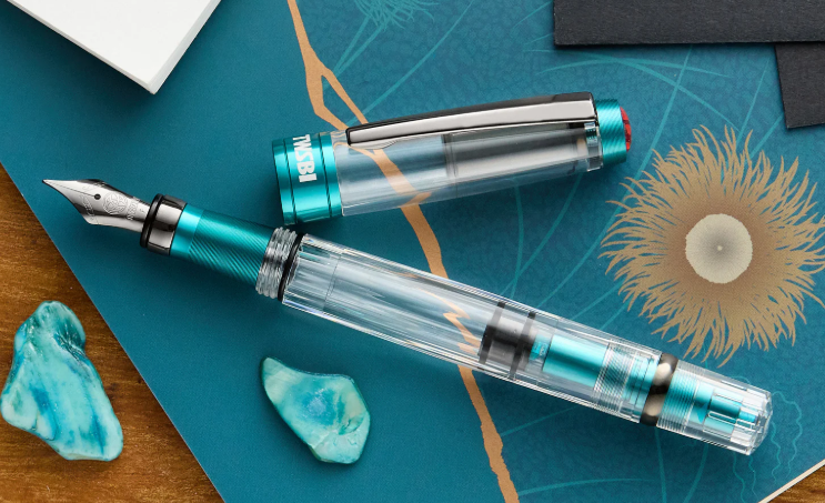 TWSBI Diamond 580ALR Fountain Pen - Caribbean with Onyx