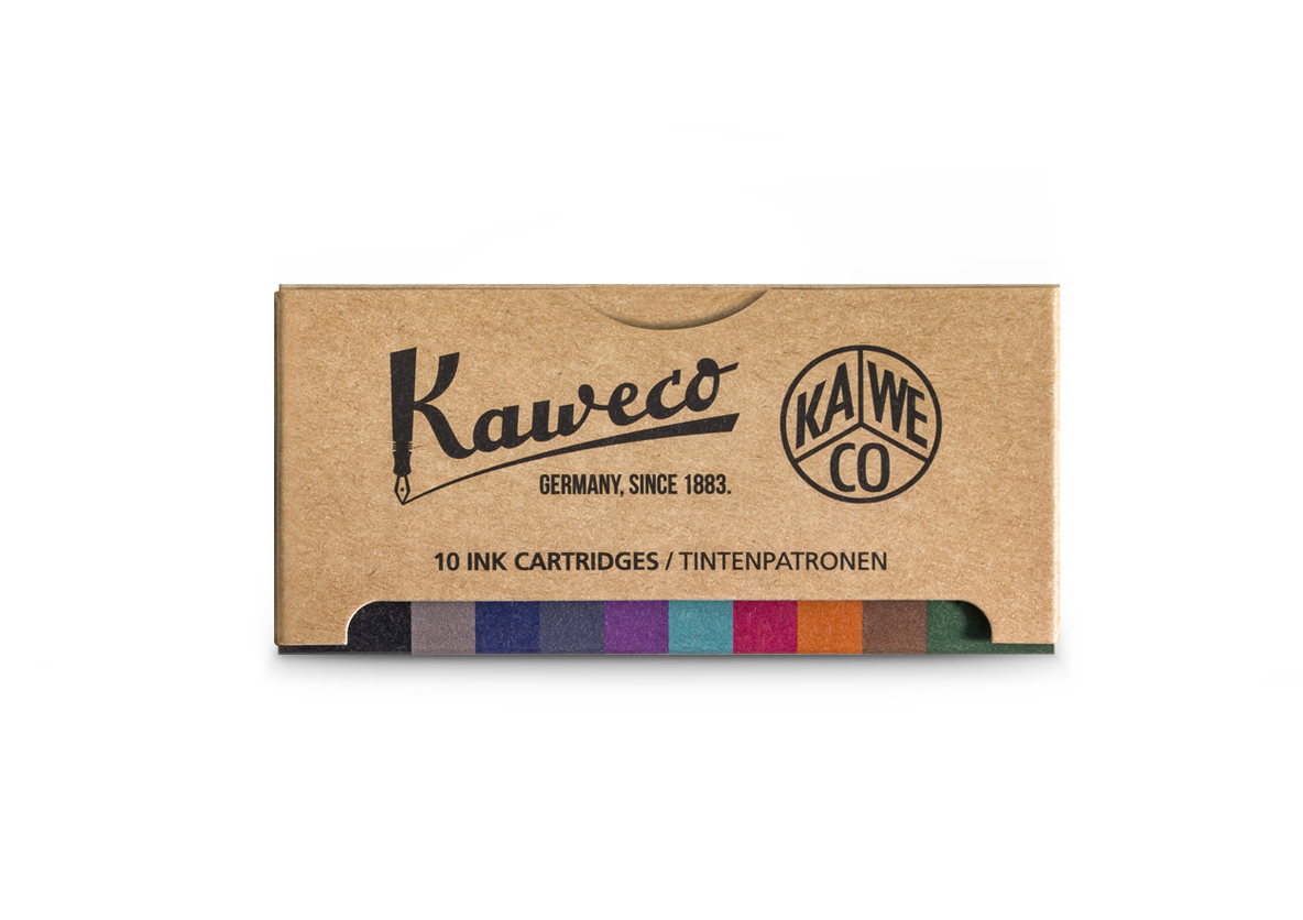 Kaweco 10-Pack Fountain Pen Ink Cartridge Assorted Colour Mix - The Ink Shoppe Philippines
