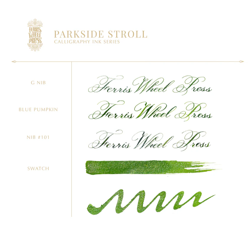 Ferris Wheel Press Calligraphy Ink - Parkside Stroll