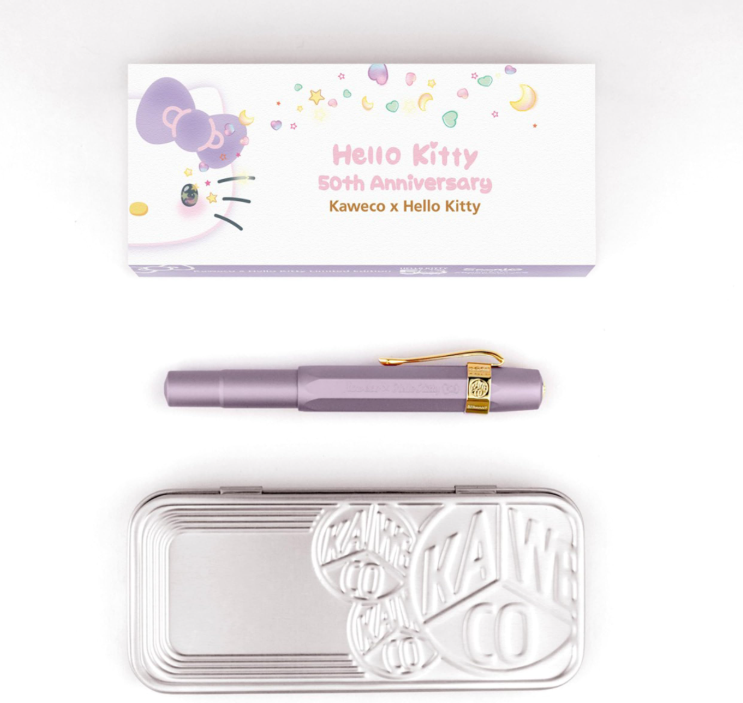 Kaweco x Hello Kitty Collection AL Sport Limited Edition Fountain Pen - Lilac