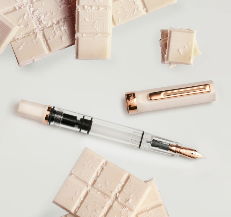 TWSBI ECO Fountain Pen - Creme with Rose Gold