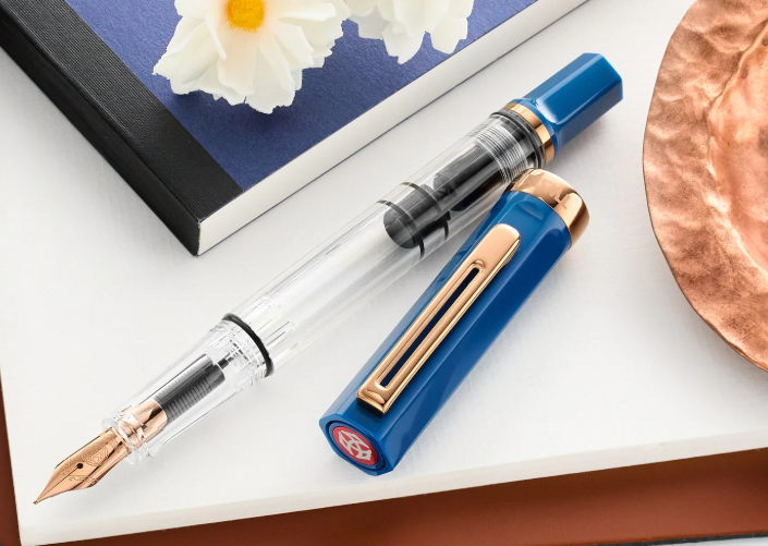 TWSBI ECO Fountain Pen - Indigo Blue with Bronze