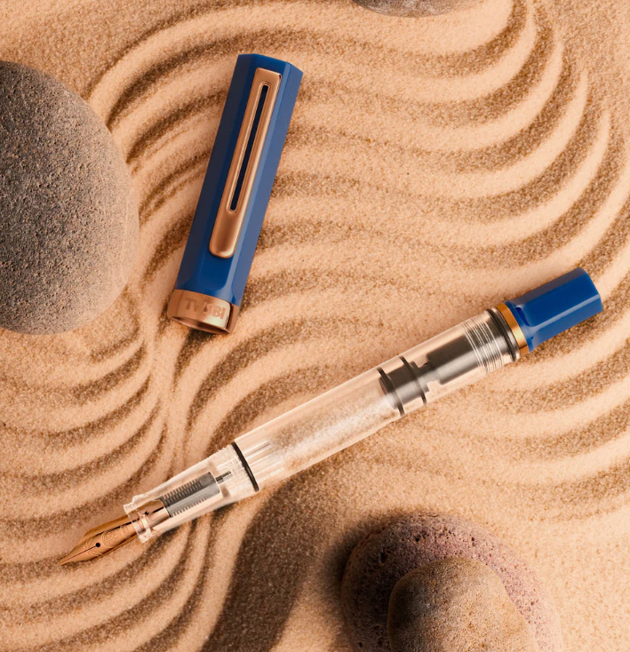 TWSBI ECO Fountain Pen - Indigo Blue with Bronze