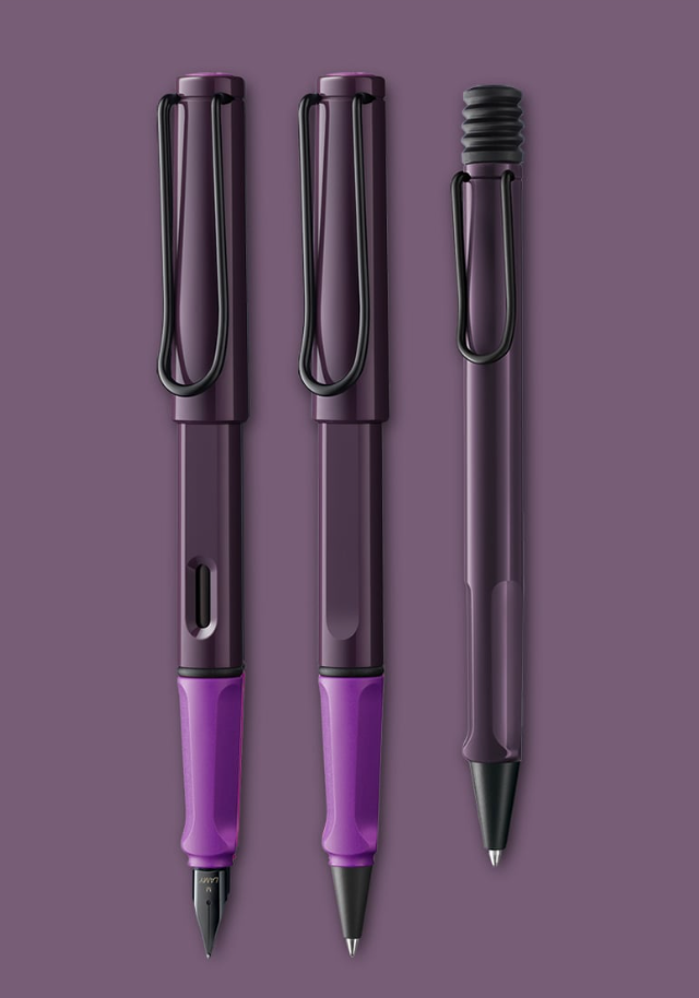 Lamy Safari Fountain Pen - Violet Blackberry