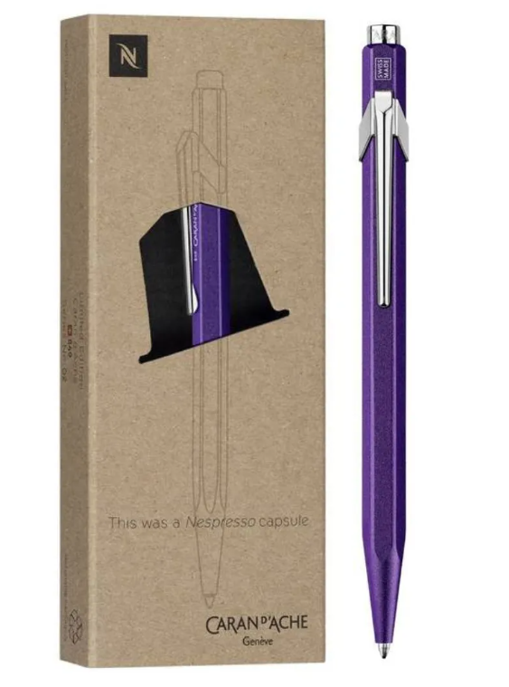 Caran d'Ache x Nespresso 849 Ballpoint Pen - Arpeggio Purple