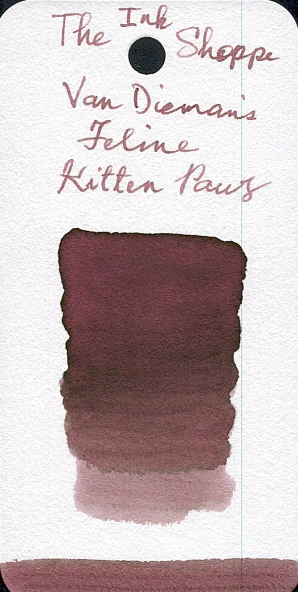 Van Dieman's Feline Fountain Pen Ink - Kitten Paws
