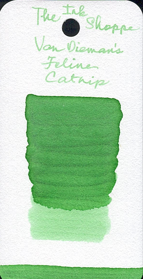 Van Dieman's Feline Fountain Pen Ink - Catnip