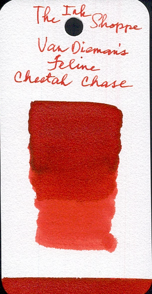 Van Dieman's Feline Fountain Pen Ink - Cheetah Chase