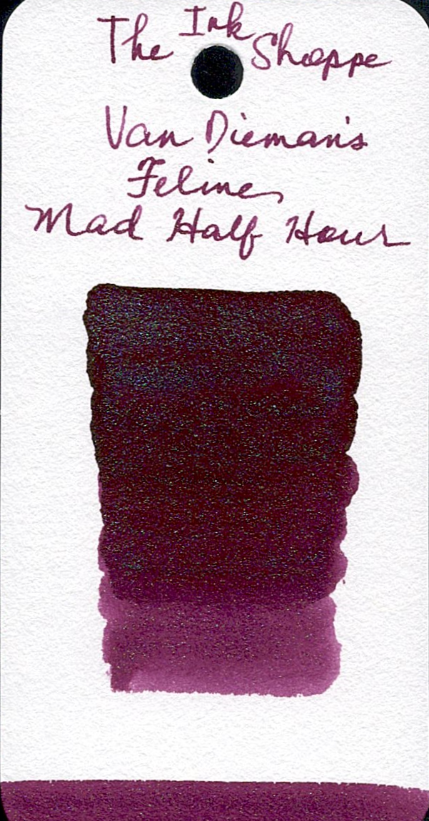 Van Dieman's Feline Fountain Pen Ink - Mad Half Hour