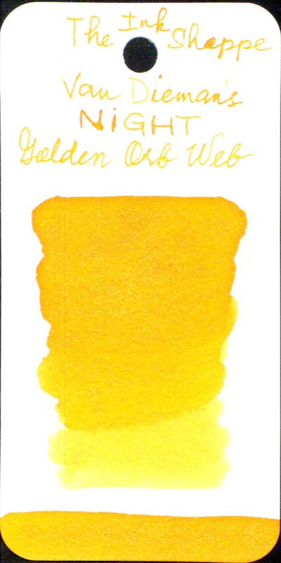 Van Dieman's Night Fountain Pen Ink - Golden Orb Web
