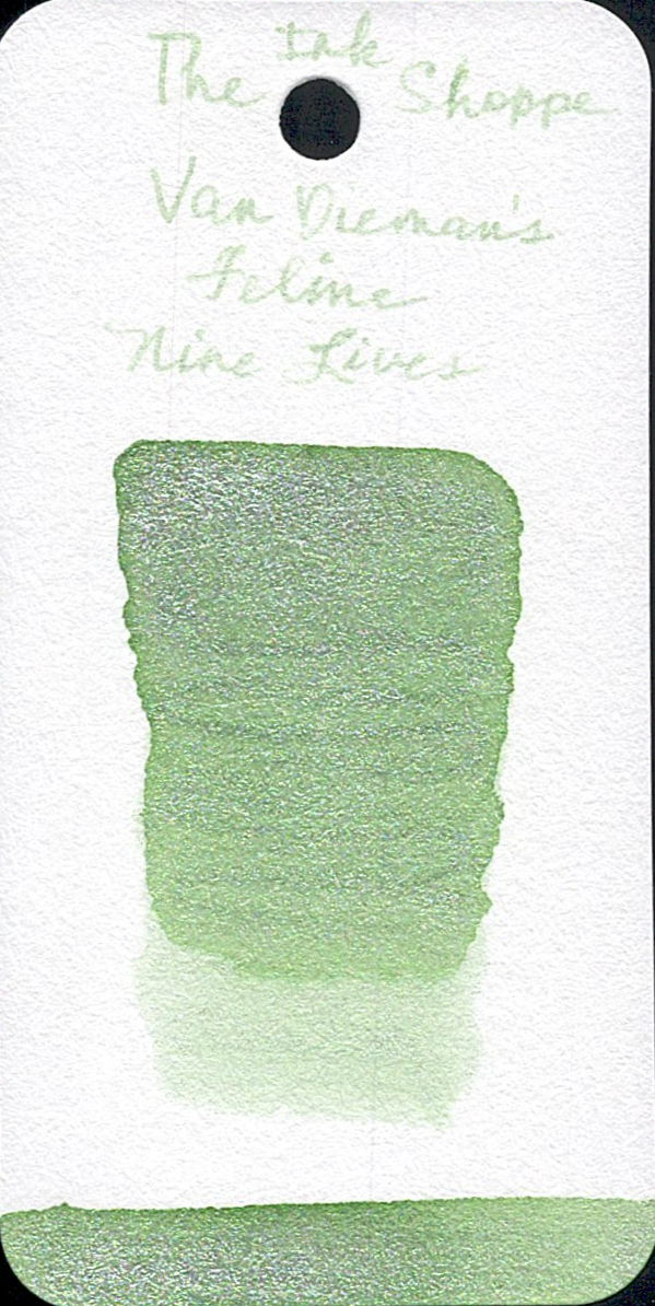 Van Dieman's Feline Fountain Pen Ink - Nine Lives