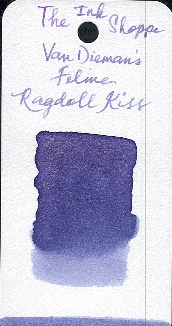 Van Dieman's Feline Fountain Pen Ink - Ragdoll Kiss