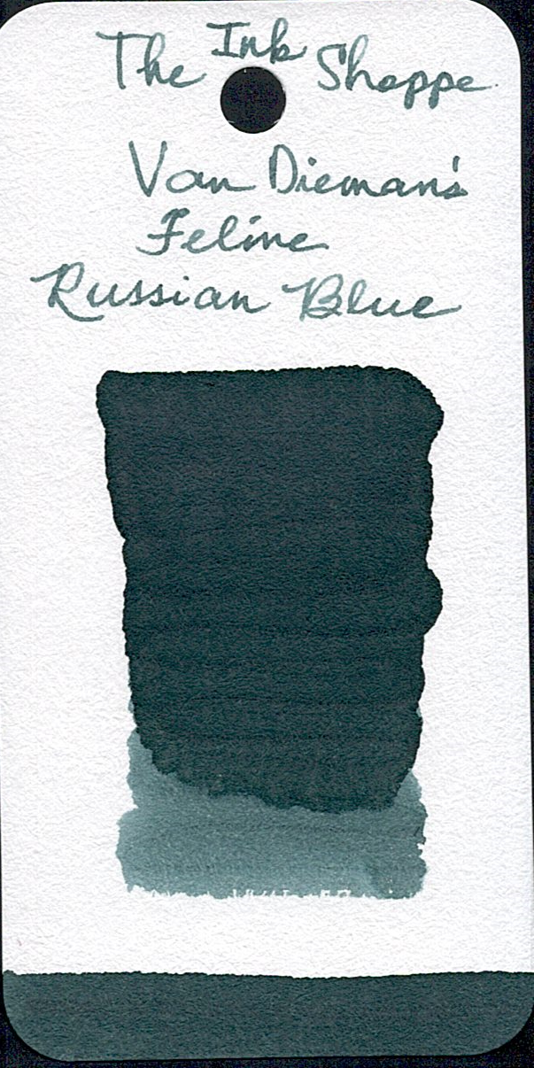 Van Dieman's Feline Fountain Pen Ink - Russian Blue