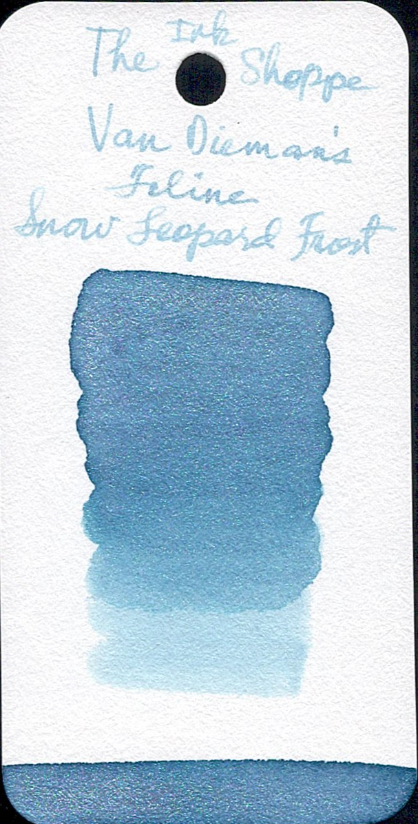 Van Dieman's Feline Fountain Pen Ink - Snow Leopard Frost