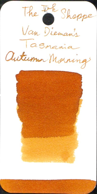 Van Dieman's Tasmania Fountain Pen Ink - Autumn Morning