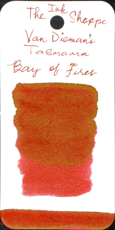 Van Dieman's Tasmania Fountain Pen Ink - Bay of Fires