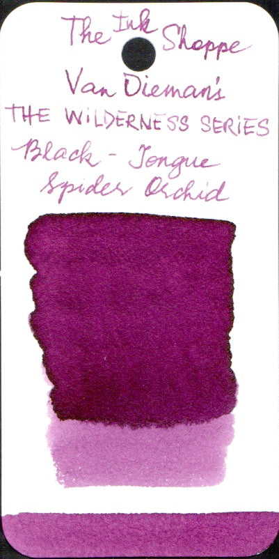 Van Dieman's Wilderness Fountain Pen Ink - Black-Tongue Spider Orchid