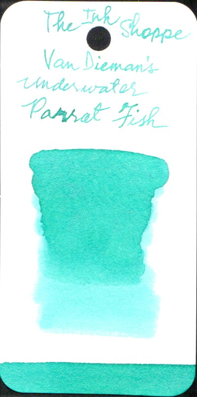 Van Dieman's Underwater Fountain Pen Ink - Parrot Fish - The Ink Shoppe Philippines