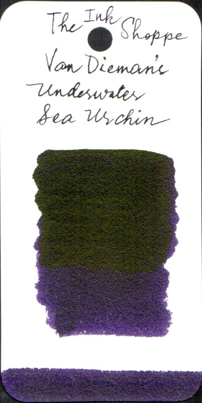 Van Dieman's Underwater Fountain Pen Ink - Sea Urchin - The Ink Shoppe Philippines
