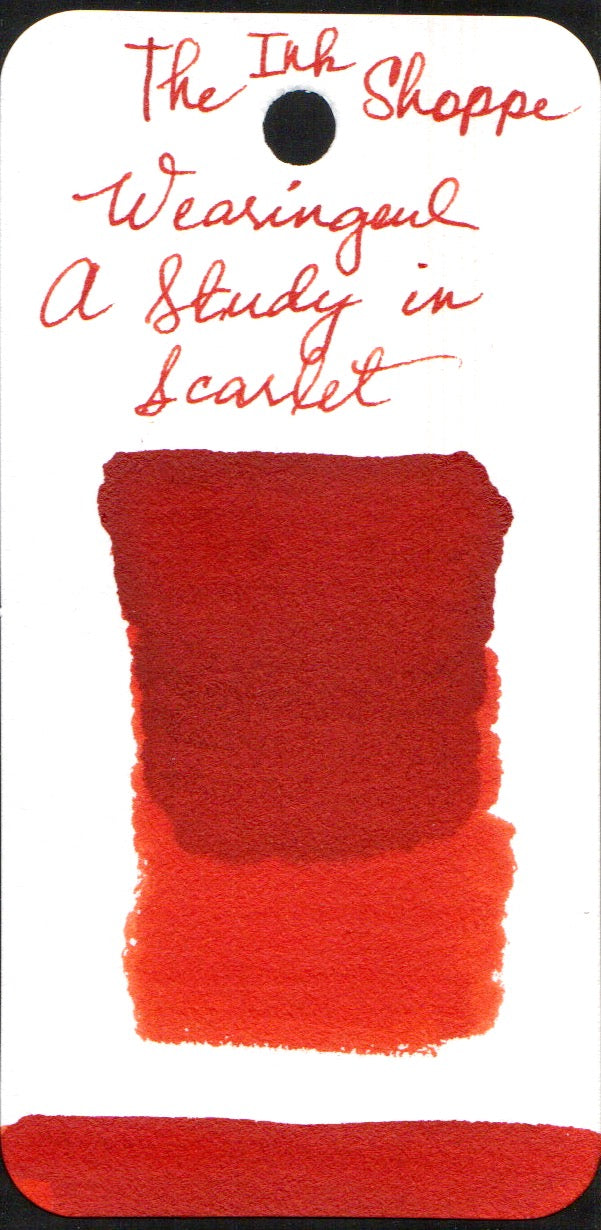 Wearingeul World Literature Fountain Pen Ink - A Study in Scarlet - The Ink Shoppe Philippines