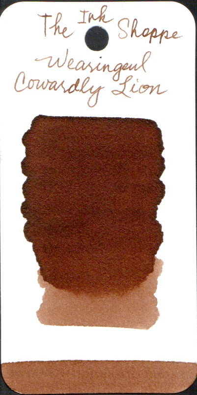 Wearingeul The Wonderful Wizard of Oz Fountain Pen Ink - Cowardly Lion - The Ink Shoppe Philippines