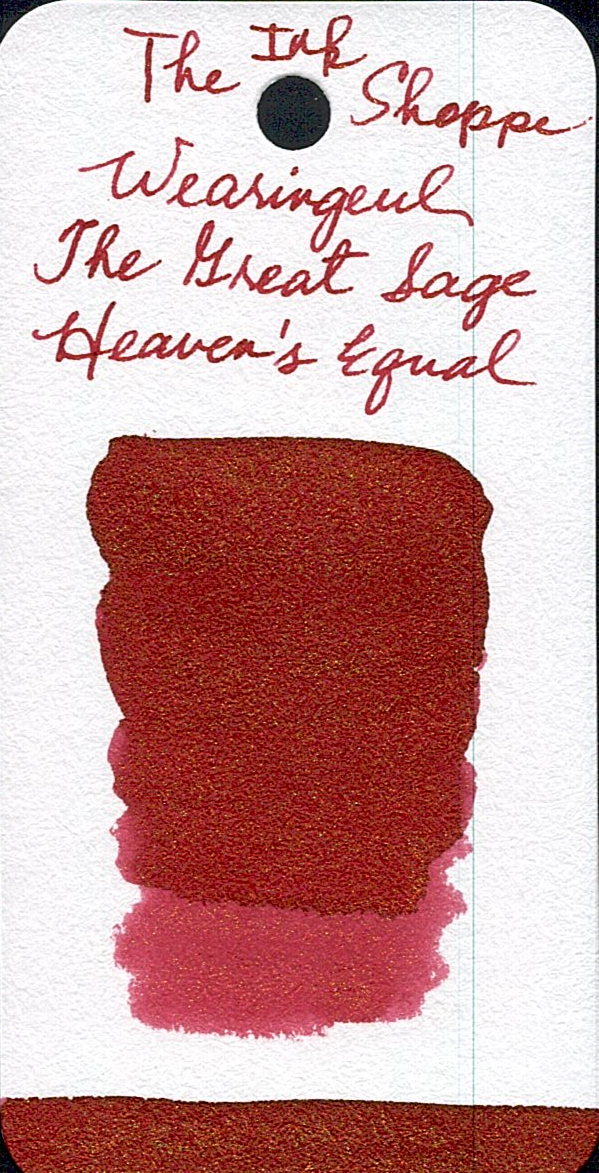 Wearingeul World Myth Fountain Pen Ink - The Great Sage Heaven's Equal - The Ink Shoppe Philippines