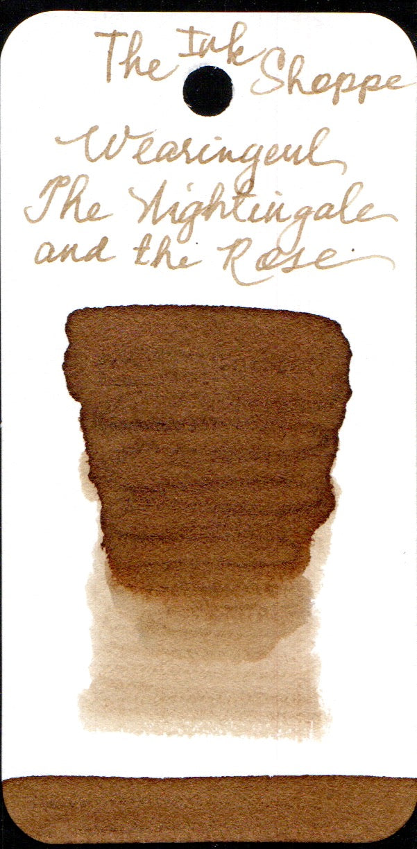 Wearingeul World Literature Fountain Pen Ink - The Nightingale and the Rose - The Ink Shoppe Philippines