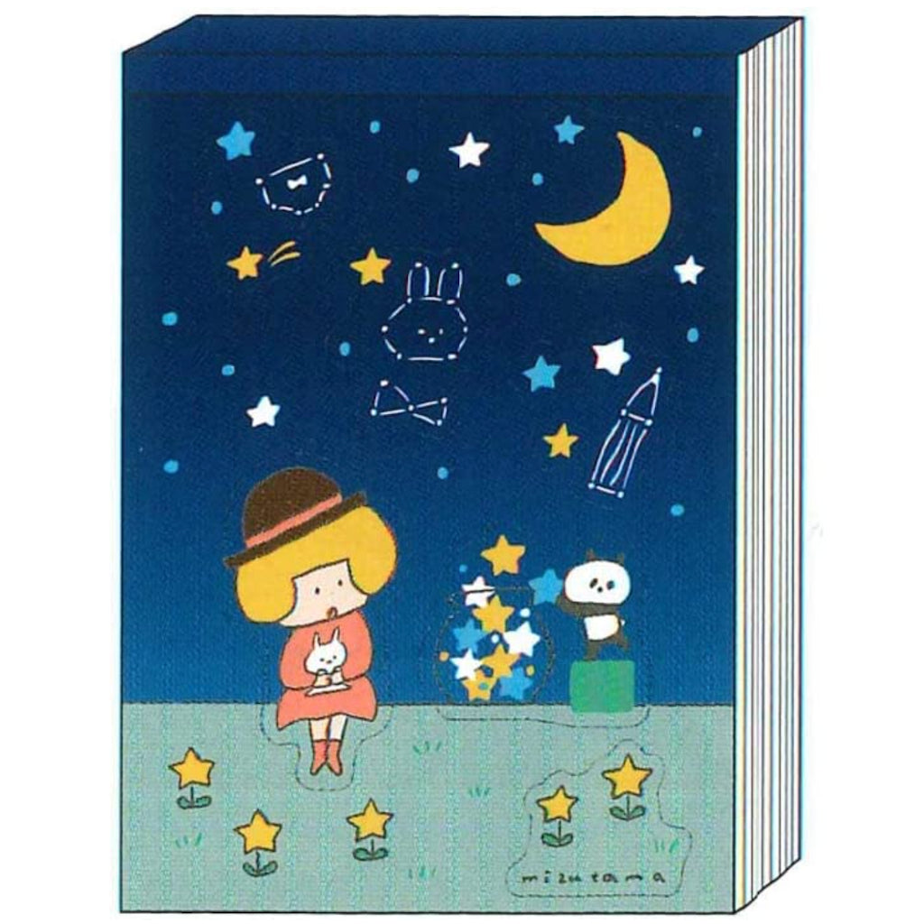 Mizutama Memo Pad with 4 Designs