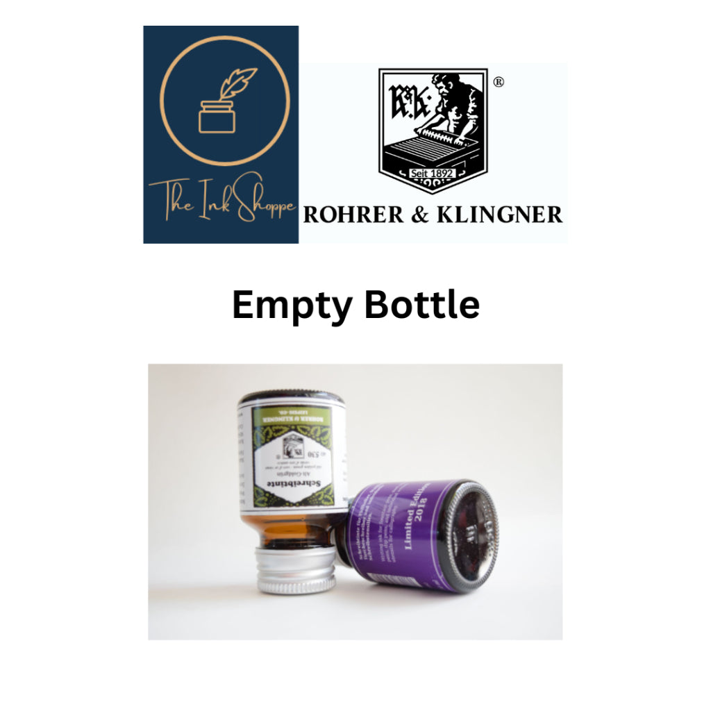 Rohrer & Klingner Fountain Pen Ink EMPTY Bottle