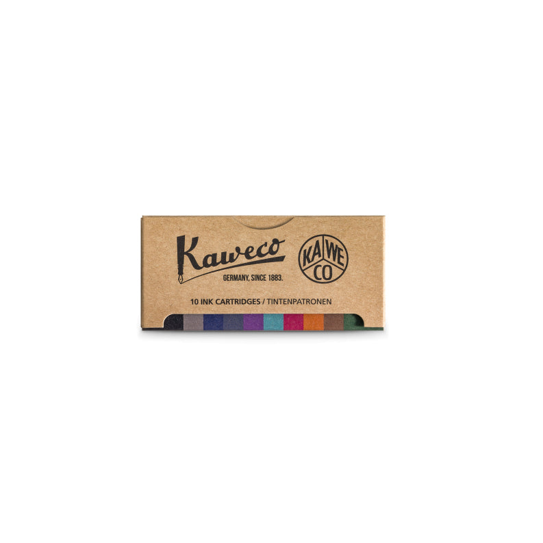 Kaweco 10-Pack Fountain Pen Ink Cartridge Assorted Colour Mix