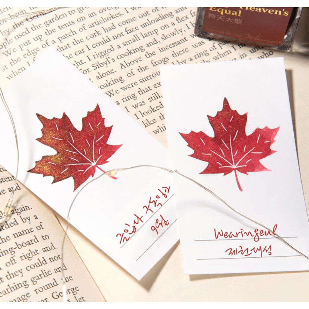 Wearingeul Color Ink Swatch Cards Pack of 50 sheets