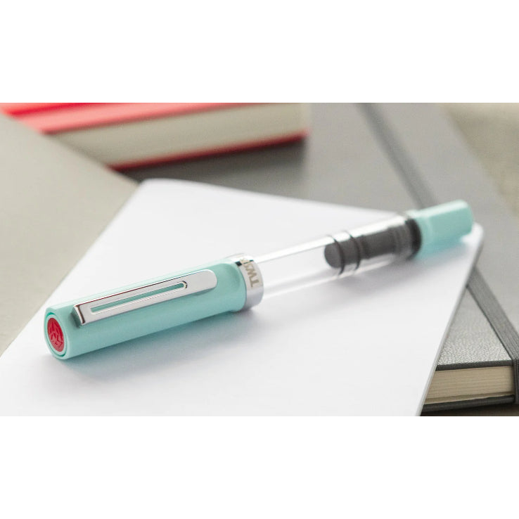 TWSBI ECO-T Mint Blue Limited Edition Fountain Pen Fine Nib (F)