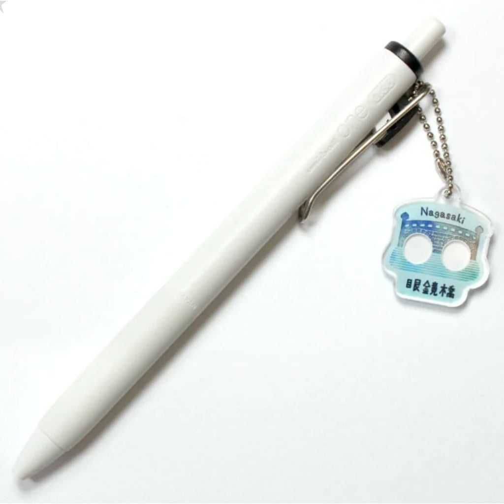 Uni-Ball One 0.38mm Gel Pen Nagasaki with Charm