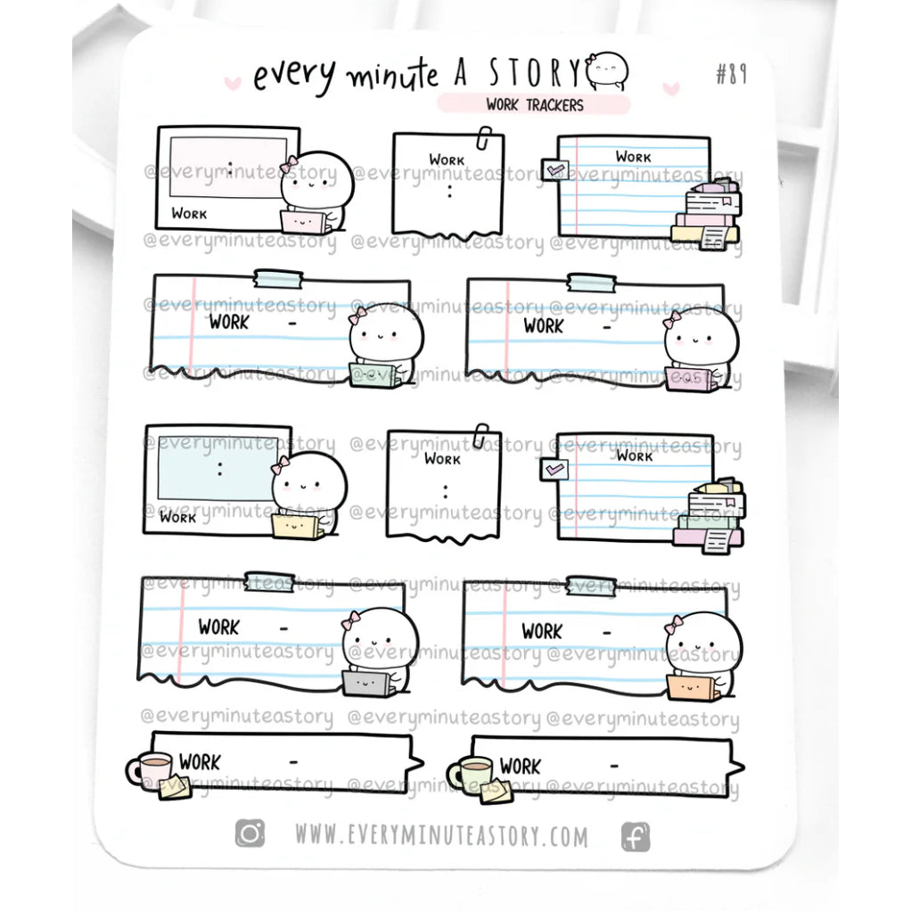 Every Minute A Story Sticker Sheet
